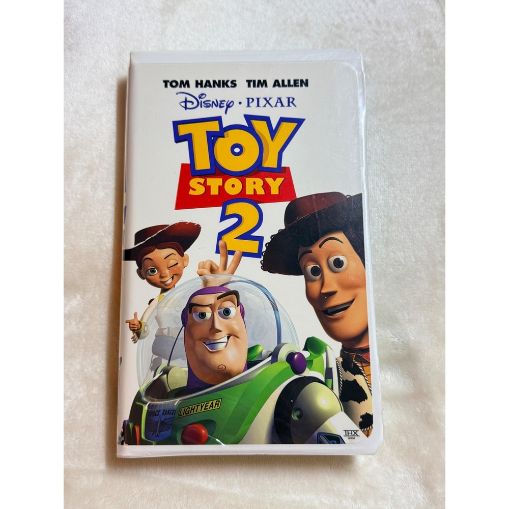 Disney Pixar Toy Story 2 VHS Movie Tom Hanks Tim Allen Clamshell Case THX 19947A